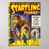 Giant Robot Heat Ray Comic Hoesje Poster (Voorkant)