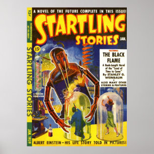 Giant Robot Heat Ray Comic Hoesje Poster