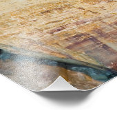 Giant Rock Slab, Pictured Rocks NL, Michigan Foto Afdruk (Hoek)