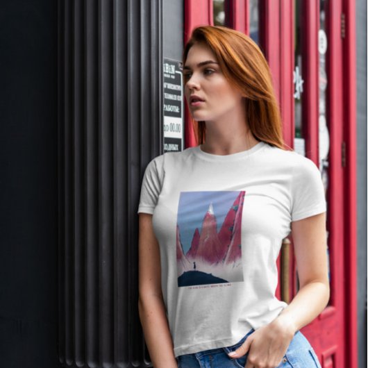 Giant Rocks Fantasy Landschap T-shirt