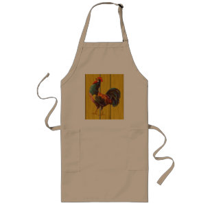 Giant Rooster  Kitchen Art Schort
