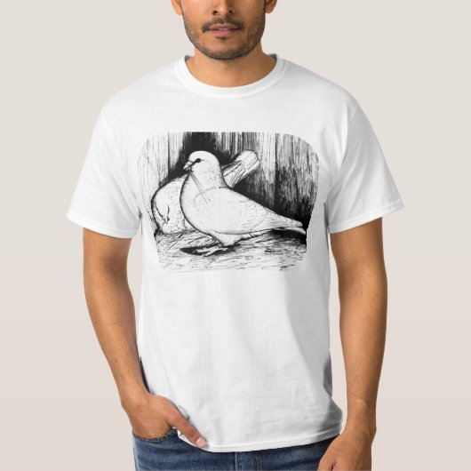 Giant Runt Pigeons T-shirt (Voorkant)