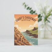 Giant s Causeway Northern Ireland Briefkaart (Staand voorkant)