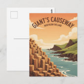 Giant s Causeway Northern Ireland Briefkaart (Voorkant / Achterkant)