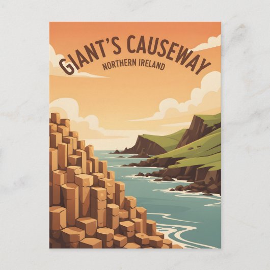 Giant s Causeway Northern Ireland Briefkaart (Voorkant)