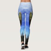 Giant Saguaro Cactus, Leggings voor gepersonalisee (Achterkant)