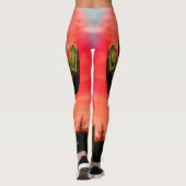 Giant Saguaro Cactus, Leggings voor gepersonalisee (Achterkant)