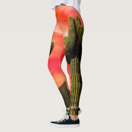 Giant Saguaro Cactus, Leggings voor gepersonalisee
