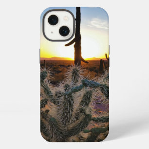 Giant Saguaro Cactus op Sunset in Sonoran Desert iPhone 13 Hoesje
