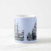 Giant Sailing Ship Sketch Koffiemok (Center)