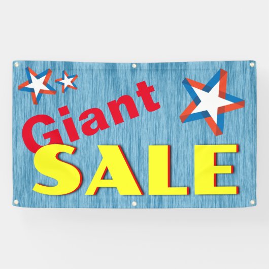 Giant SALE Sign Spandoek (Horizontaal)