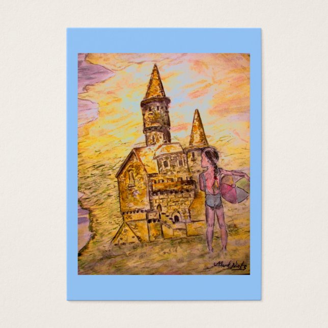 Giant Sandcastle Visitekaartjes (Voorkant)