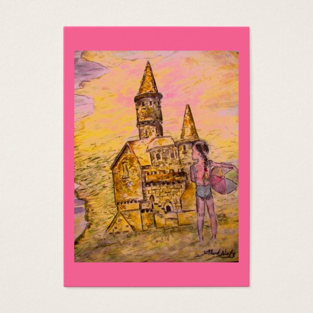 Giant Sandcastle Visitekaartjes (Voorkant)
