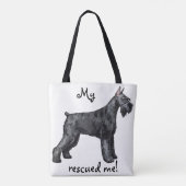 Giant Schnauer Rescue Tote Bag (Achterkant)