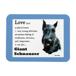 Giant Schnauzer Art Magneet