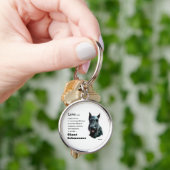 Giant Schnauzer Art Sleutelhanger (Hand)