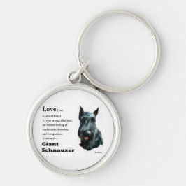 Giant Schnauzer Art Sleutelhanger