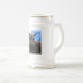 Giant Schnauzer Beer Stein Bierpul (Voorkant rechts)