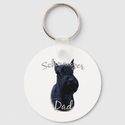 Giant Schnauzer Dad 2 Sleutelhanger (Voorkant)
