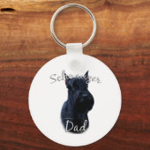 Giant Schnauzer Dad 2 Sleutelhanger (Achterkant)