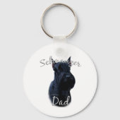 Giant Schnauzer Dad 2 Sleutelhanger (Achterkant)