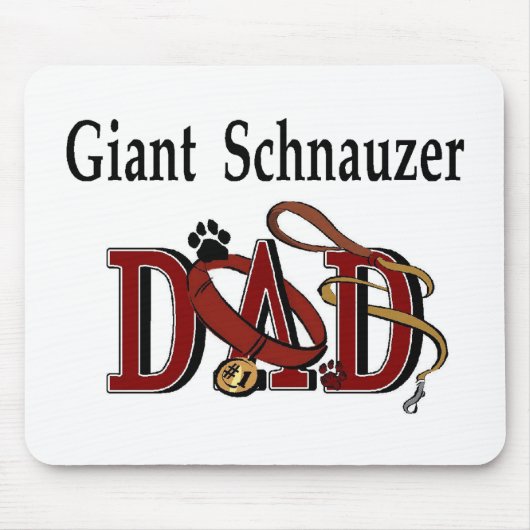 Giant Schnauzer Dad Gifts Muismat (Voorkant)