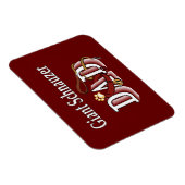 Giant Schnauzer Dad Magneet (Rechterzijde)