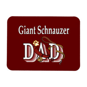 Giant Schnauzer Dad Magneet