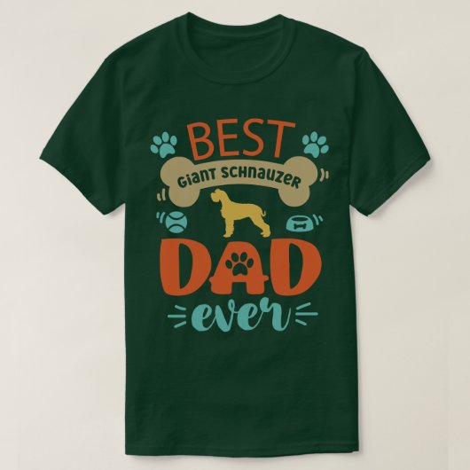 Giant Schnauzer Dog 1 T-shirt (Design voorkant)