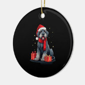 Giant Schnauzer Dog Christmas Parties Holiday Sant Keramisch Ornament (Links)