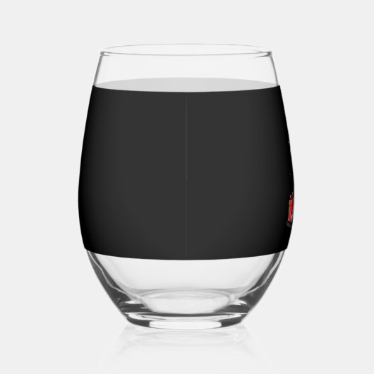 Giant Schnauzer Dog Christmas Parties Holiday Sant Wijnglas Zonder Voet (Rechts)