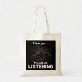 Giant Schnauzer Dog ik hoor je niet luisteren Tote Bag (Voorkant)