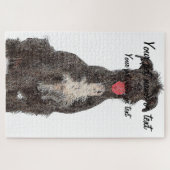 Giant Schnauzer Dog Legpuzzel (Horizontaal)