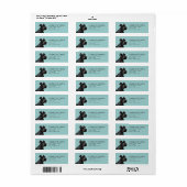 Giant Schnauzer Dog Retouradreslabels Etiket (Full Sheet)
