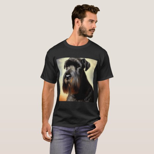Giant Schnauzer Dog T-shirt (Voorkant volledig)