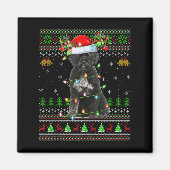 Giant Schnauzer Dog Ugly Christmas Sweaters Holida Magneet (Voorkant)