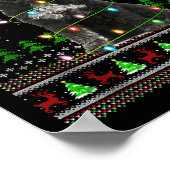 Giant Schnauzer Dog Ugly Christmas Sweaters Holida Poster (Hoek)