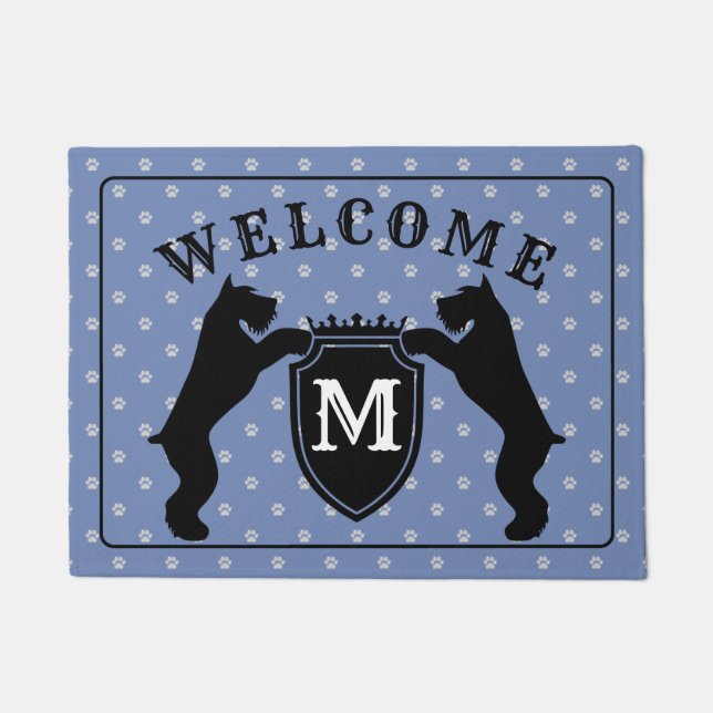  Giant Schnauzer Doormatnt Deurmat (Voorkant)