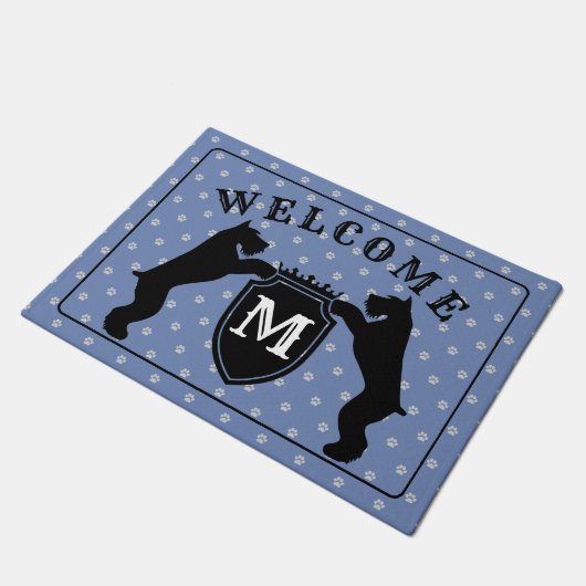 Giant Schnauzer Doormatnt Deurmat (Schuin)