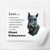 Giant Schnauzer Gifts Muismat (Met muis)