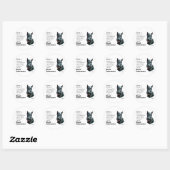 Giant Schnauzer Gifts Ronde Sticker (Vel)