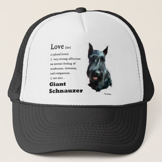 Giant Schnauzer Gifts Trucker Pet (Voorkant)
