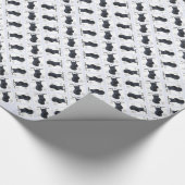 Giant Schnauzer History Design Cadeaupapier (Hoek)