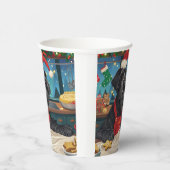 Giant Schnauzer Holiday Baking: Feestelijke Kerst Papieren Bekers (Rechts)