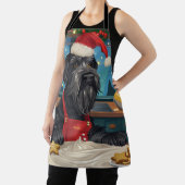 Giant Schnauzer Holiday Baking: Feestelijke Kerst Schort (Insitu)