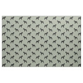 Giant Schnauzer Hondenras Silhouettes Patterned Stof (Fat Quarter)