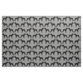 Giant Schnauzer Hondenras Silhouettes Patterned Stof (Fat Quarter)