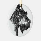 Giant-Schnauzer Keramisch Ornament (Rechts)