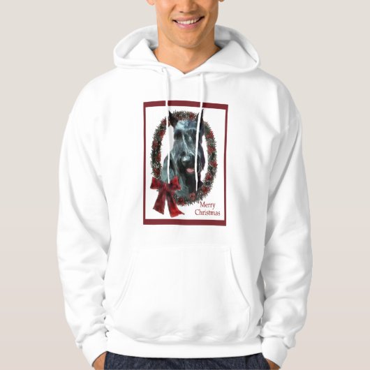 Giant Schnauzer kerstcadeautjes Hoodie (Voorkant)