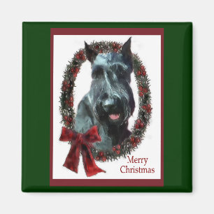 Giant Schnauzer kerstcadeautjes Magneet